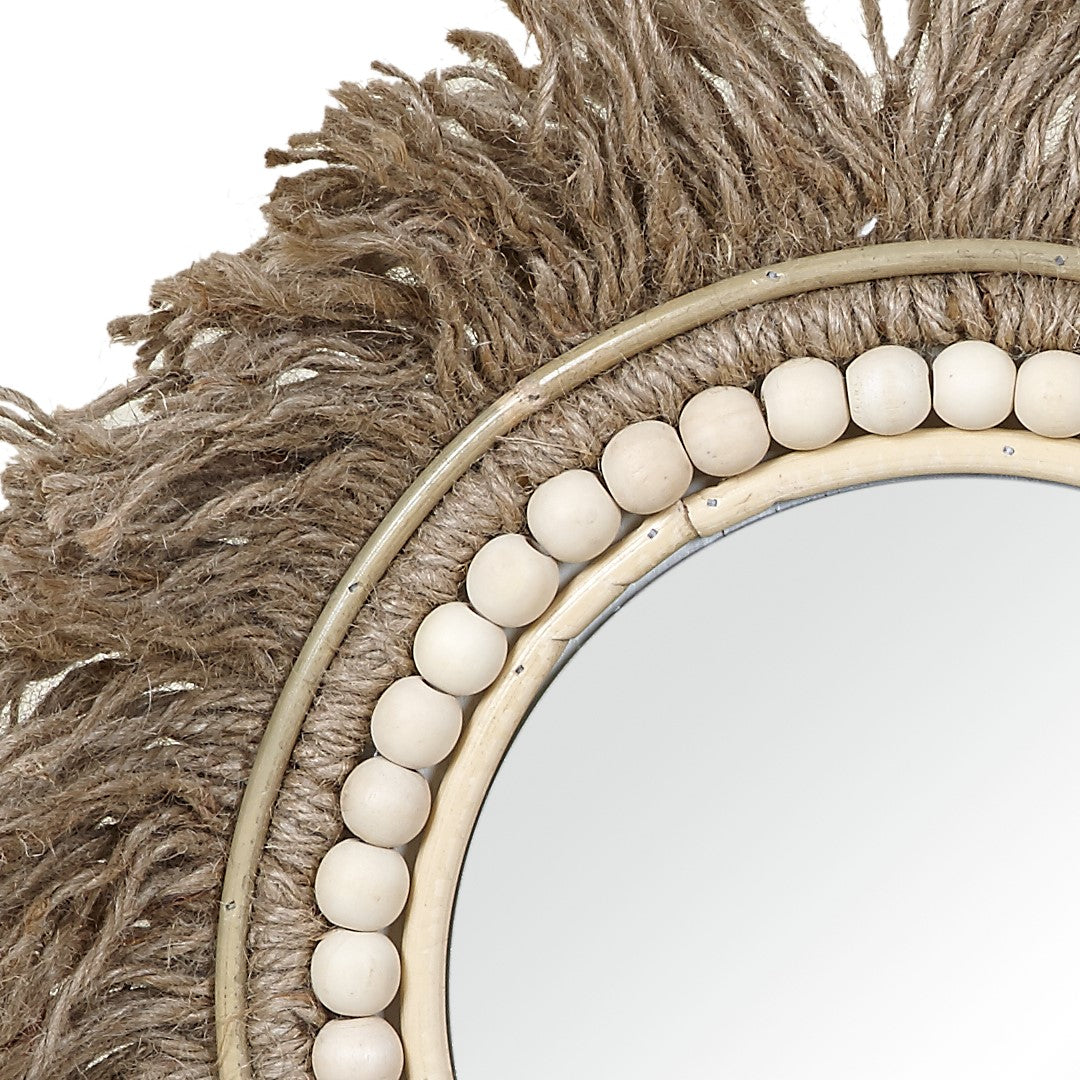ESPELHO RAFIA 42CM